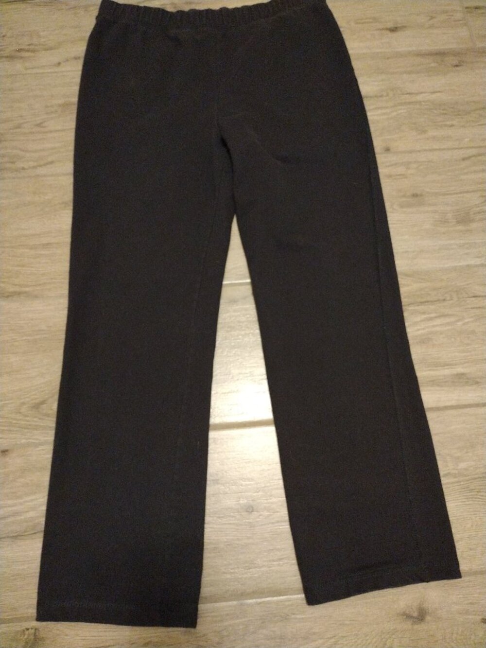 Rafael Sport Women's Black Straight Leg Knit Pants Size M